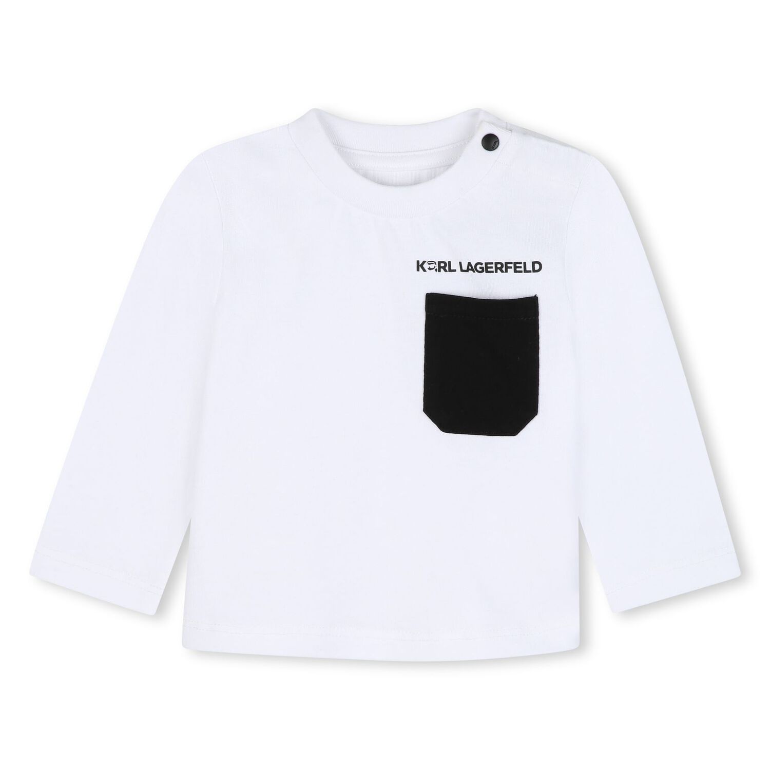 Younger Boys Black, Beige & White Logo Tracksuit Set, 1, hi-res