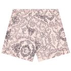 Girls Pink Logo Shorts, 1, hi-res