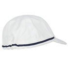 Baby Boys White Logo Cap, 1, hi-res