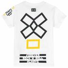 Boys White Logo T-Shirt, 1, hi-res