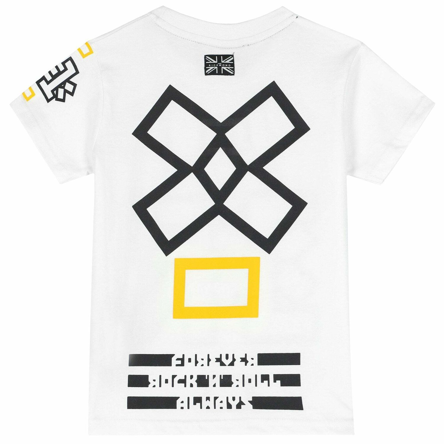 Boys White Logo T-Shirt, 1, hi-res
