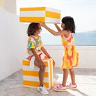 Girls Multi-Coloured Sleeveless Dress, 1, hi-res