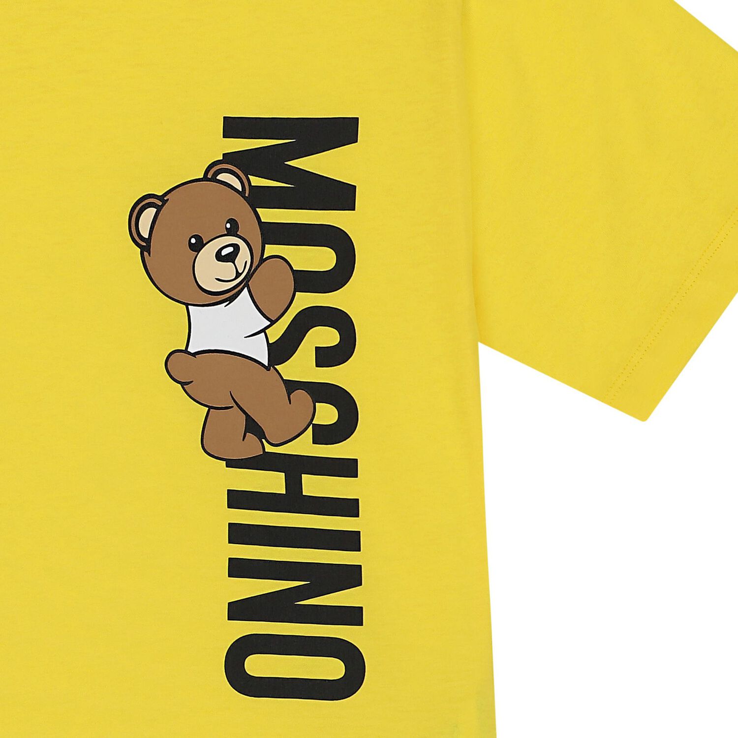 Yellow Teddy Bear Logo T-Shirt, 3, hi-res