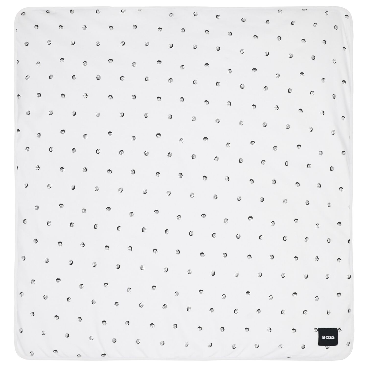 Blue Logo Baby Blanket, 1, hi-res