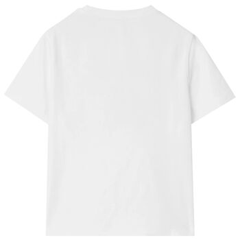 Boys White EKD Logo T-Shirt