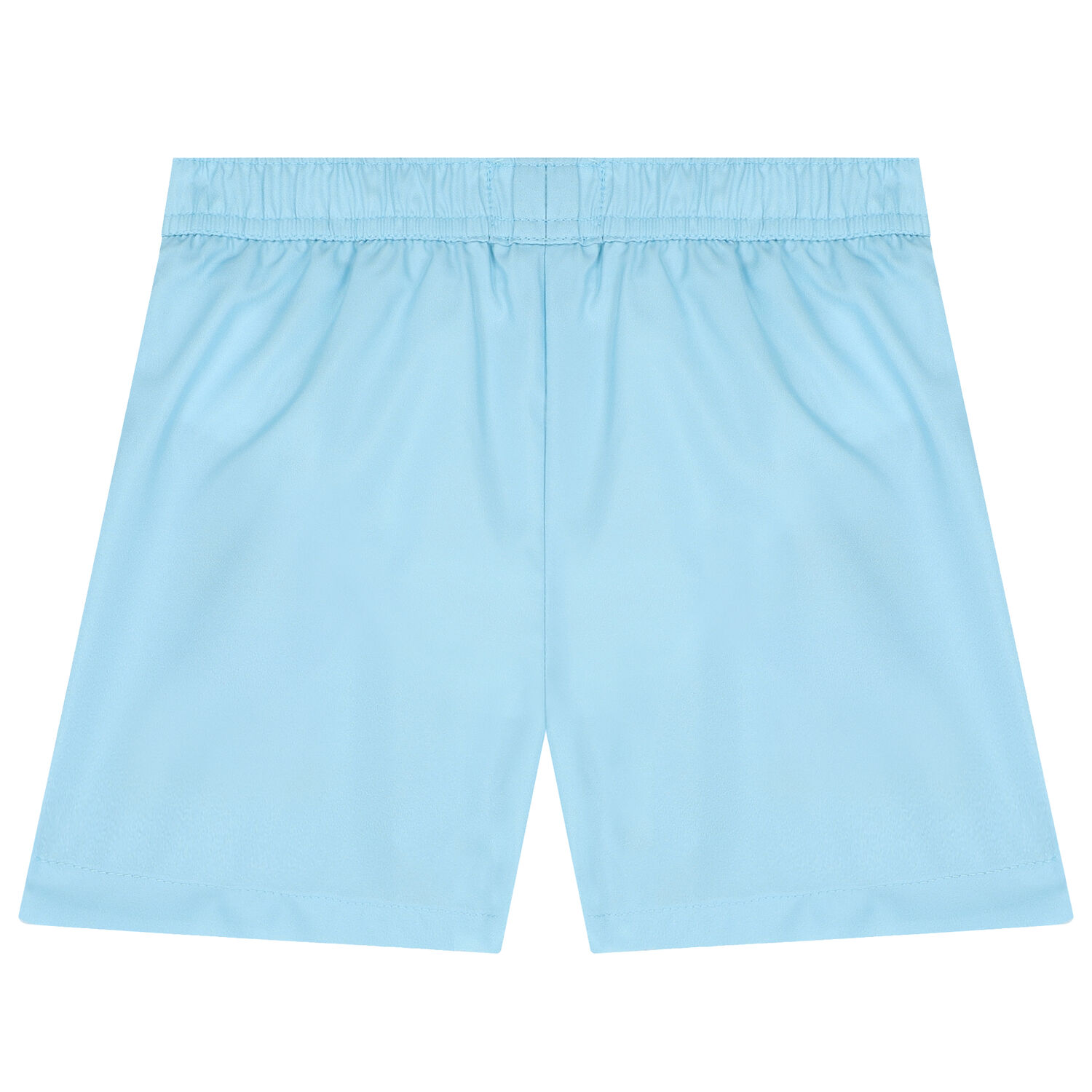 Younger Boys Blue Teddy Bear Logo Swim Shorts, 1, hi-res
