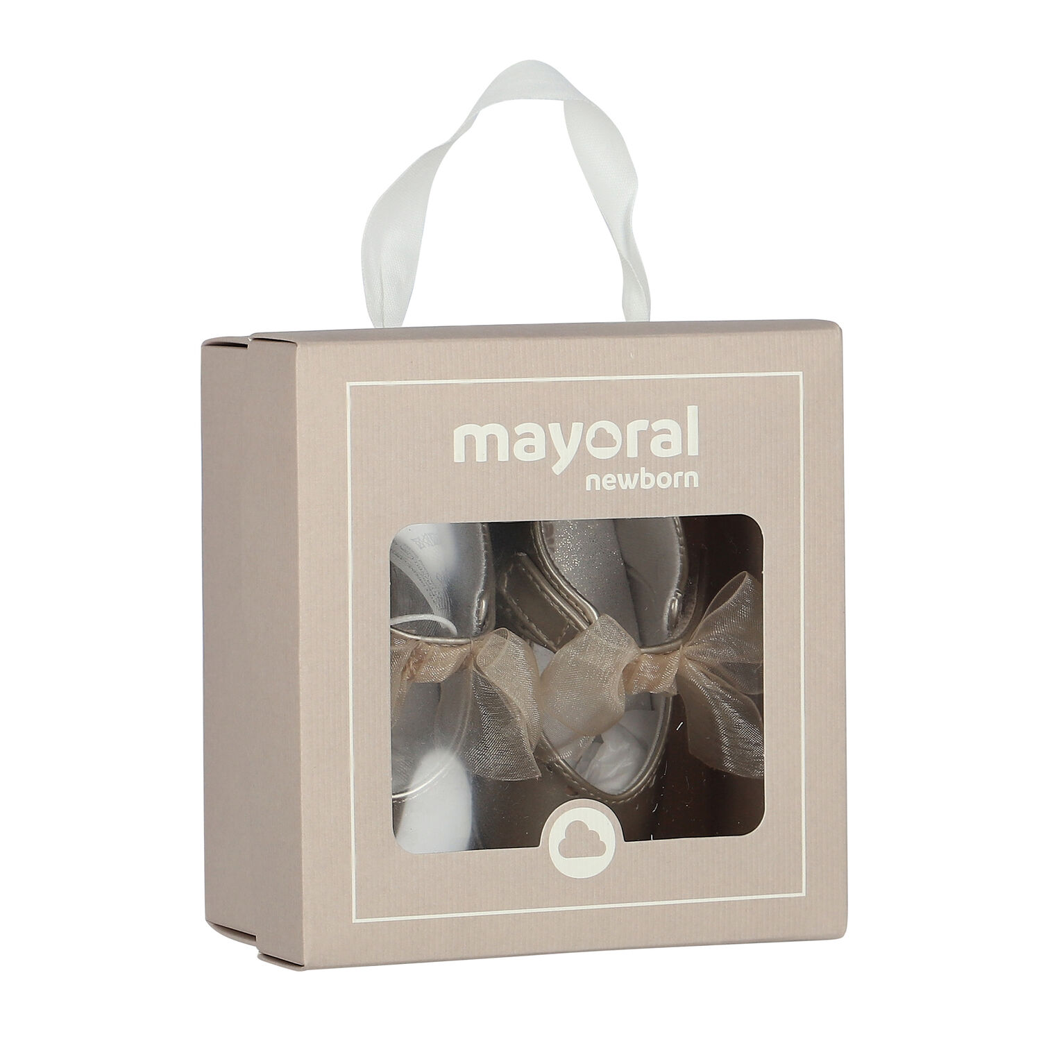 Baby Girls Gold Bow Pre Walker Shoes, 2, hi-res image number null