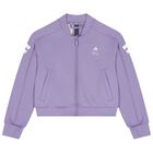 Girls Purple Minnie Mouse Disney Zip Up Top, 1, hi-res