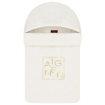 Ivory & Gold Logo Baby Nest