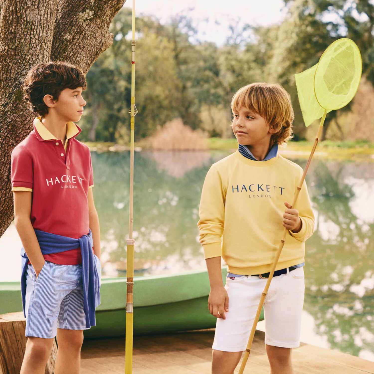 Boys Red Logo Polo Shirt, 4, hi-res