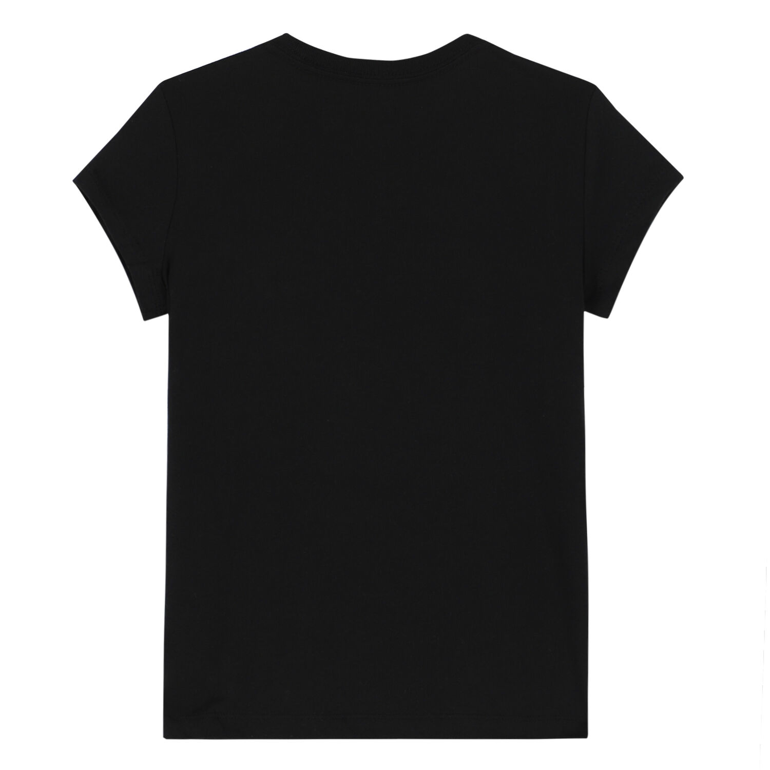 Girls Black Logo T-Shirt, 1, hi-res image number null