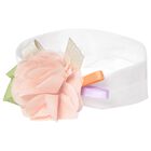 Baby Girls White Flower Headband, 1, hi-res