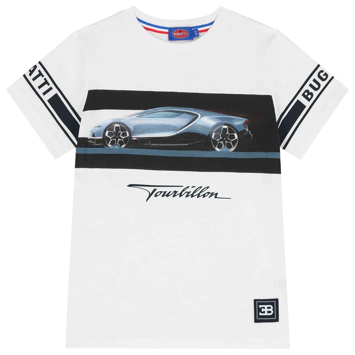 Boys White Logo T-Shirt, 1, hi-res