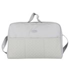 Grey Quilted Baby Changing Bag, 3, hi-res