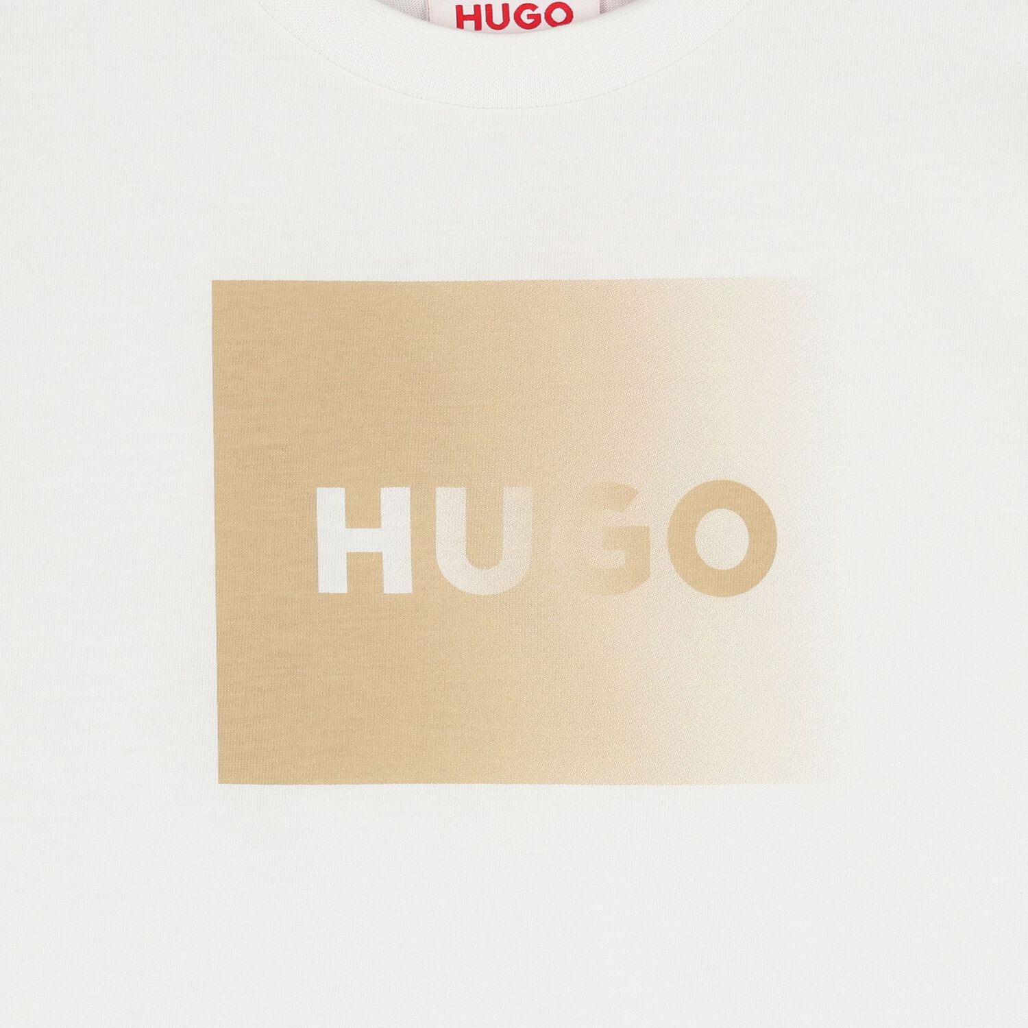 Boys Mini Me White Logo T-Shirt, 1, hi-res