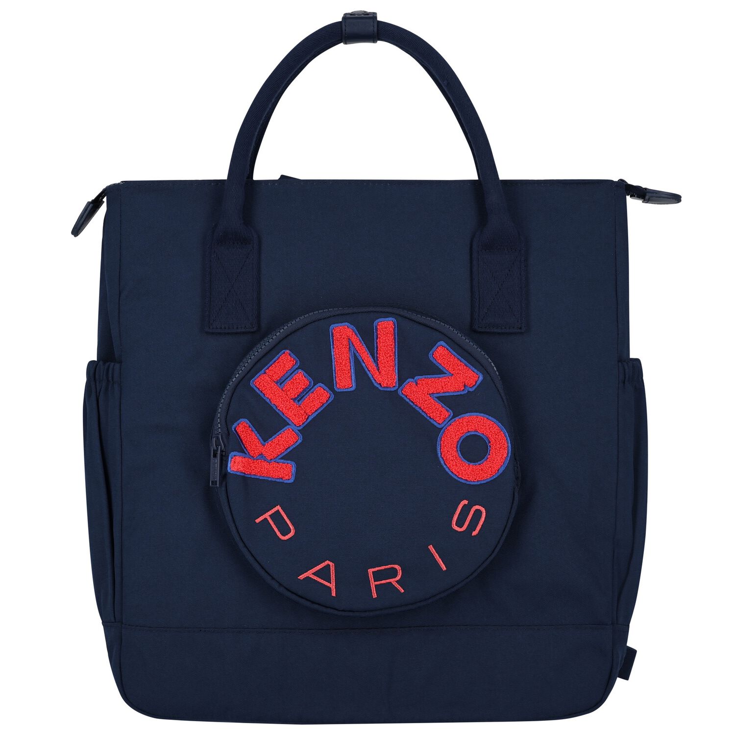 Navy Blue Logo Baby Changing Bag, 1, hi-res