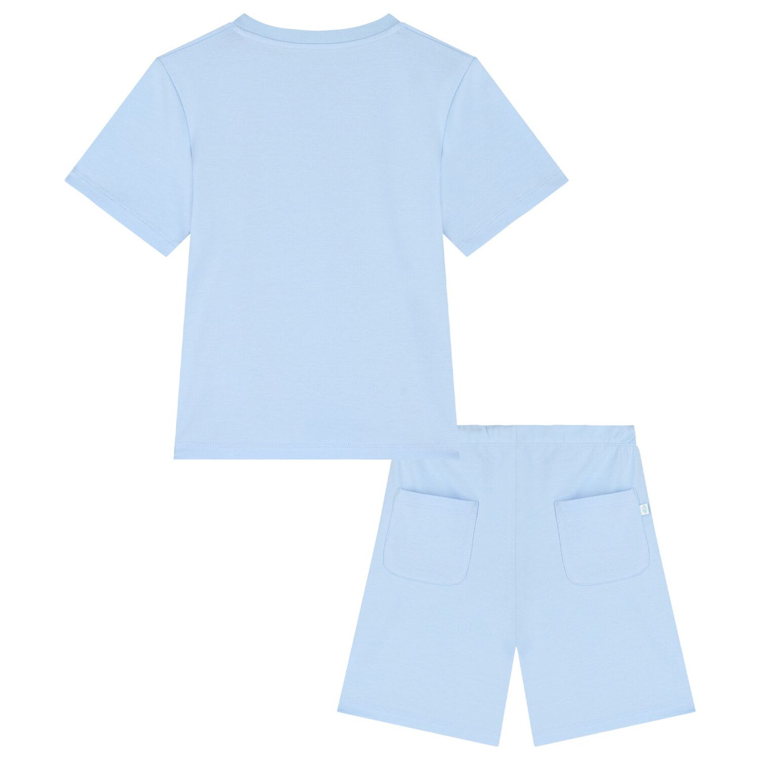 Boys Blue Logo Shorts Set, 1, hi-res image number null