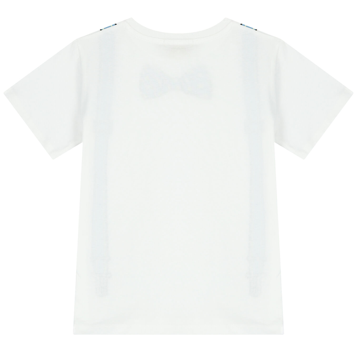 Boys White Bow Tie T-Shirt, 1, hi-res