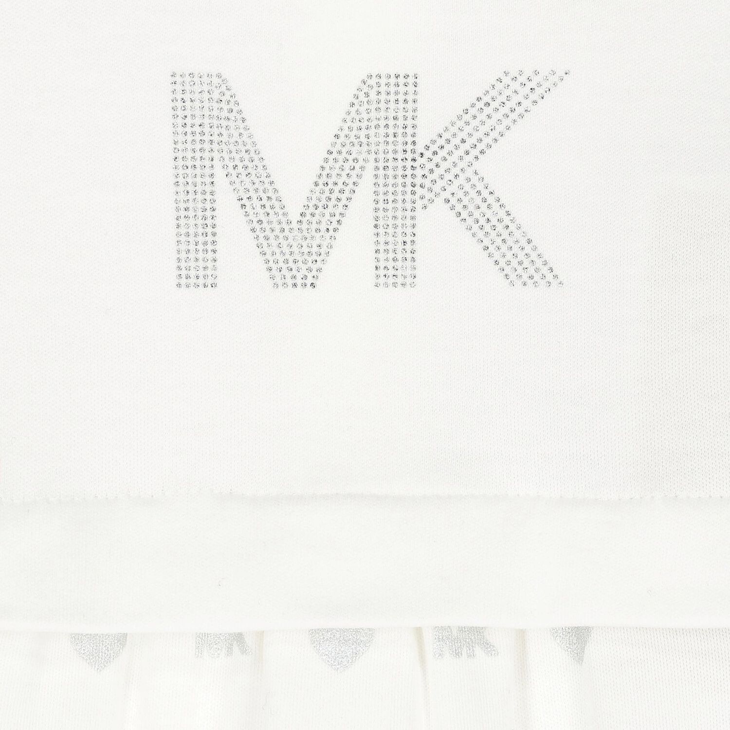 Baby Girls Ivory & Silver Logo Babygrow Gift Set, 1, hi-res