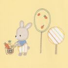 Ivory & Yellow Bunny Babygrows ( 2-Pack ), 3, hi-res