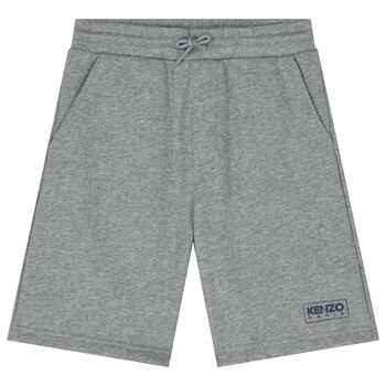 Boys Grey Logo Shorts