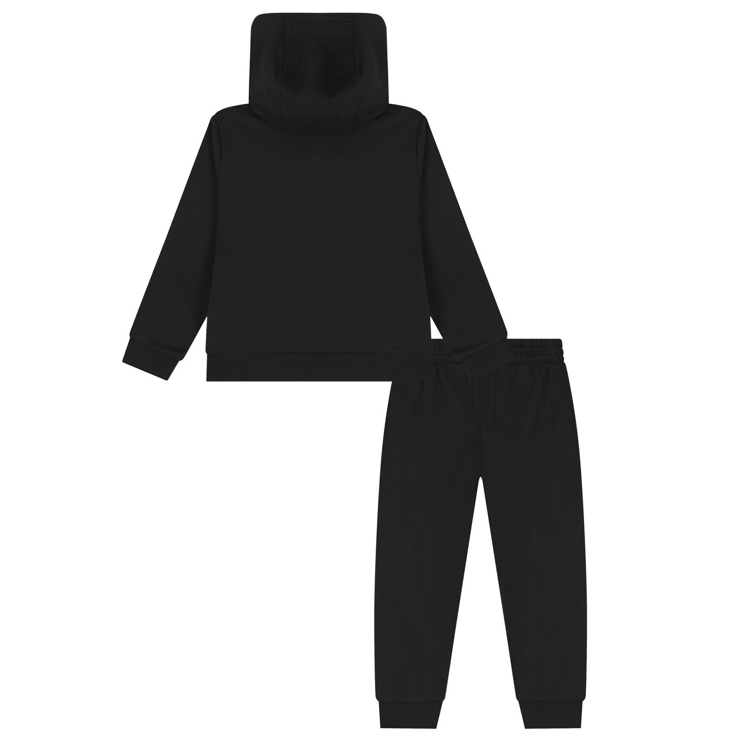 Boys Black Logo Tracksuit , 1, hi-res