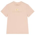 Girls Pink Logo T-Shirt, 2, hi-res