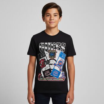 Boys Black Logo T-SHirt