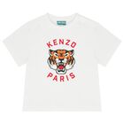 Younger White Tiger Logo T-Shirt, 1, hi-res