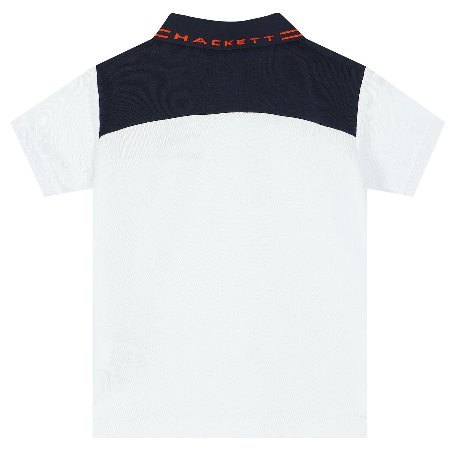 Boys White Logo Polo Shirt, 2, hi-res