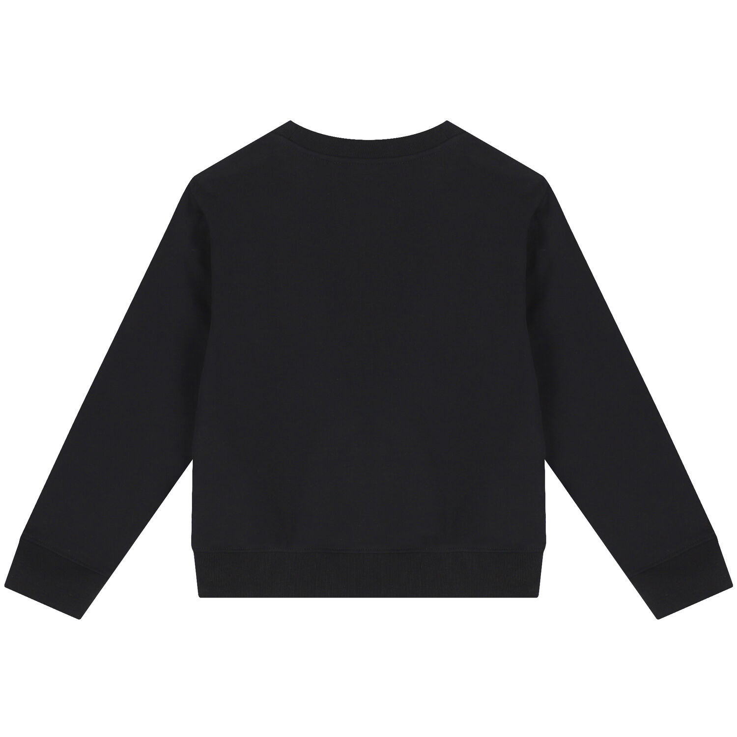 Boys Black Logo Sweatshirt, 1, hi-res