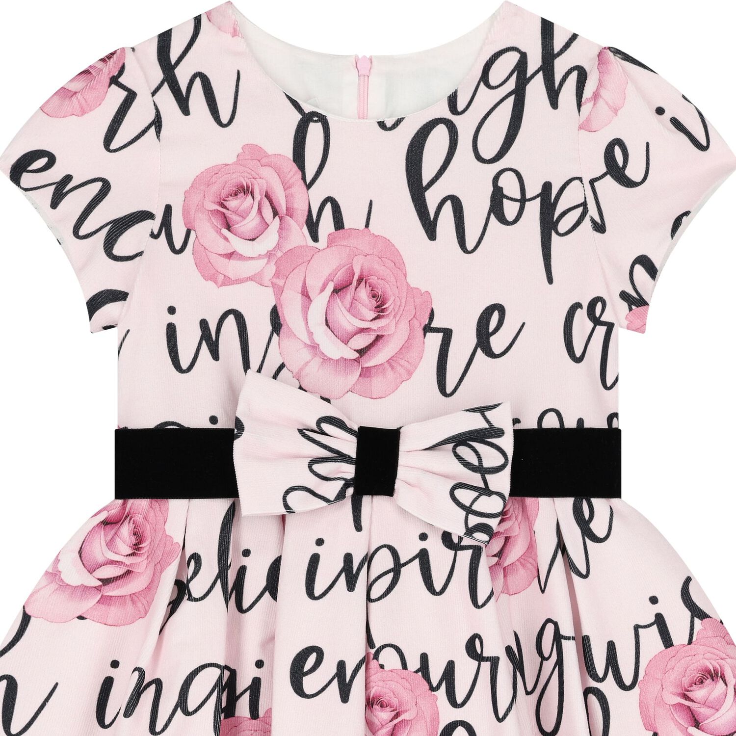 Girls Pink Floral Dress, 1, hi-res image number null