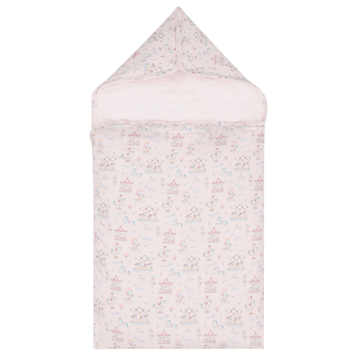 Baby Girls Pink Carousel Nest, 1, hi-res