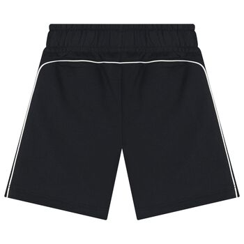 Boys Black Logo Shorts