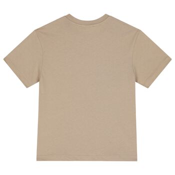 Beige Logo T-Shirt