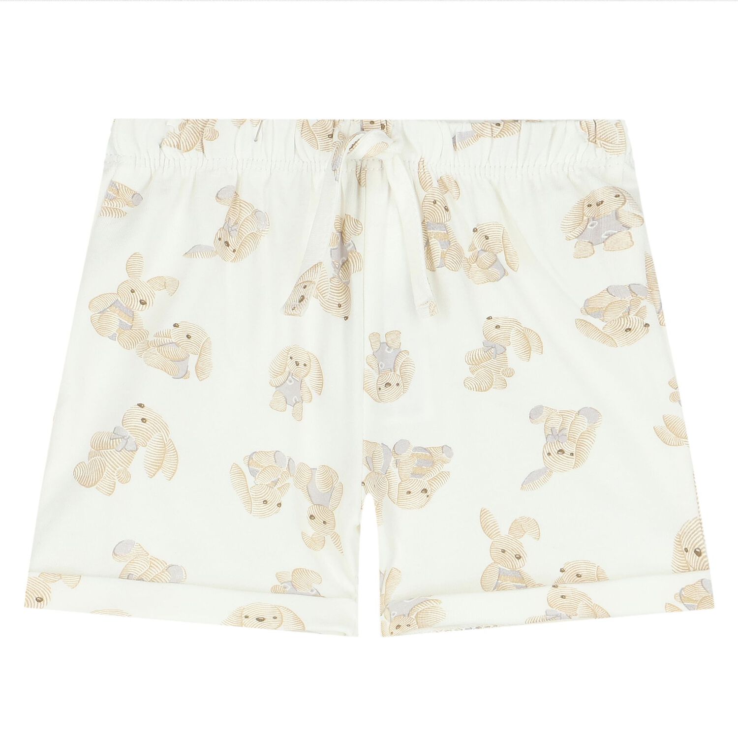 Baby Boys White & Beige Shorts Set ( 2-Pack ), 2, hi-res