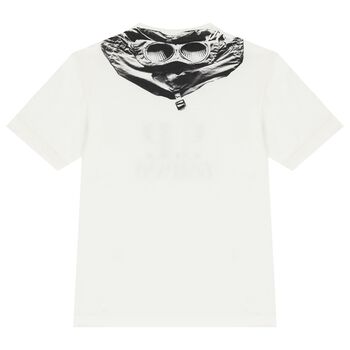 Boys White Logo T-Shirt