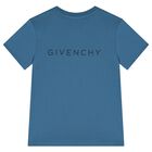 Boys Blue Logo T-Shirt, 1, hi-res