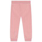 Baby Girls Pink Logo Tracksuit, 1, hi-res