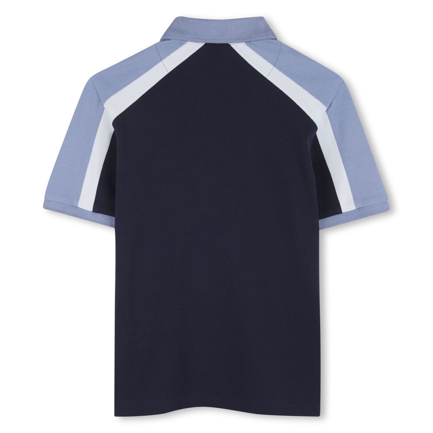Boys Navy Blue Logo Polo Shirt, 1, hi-res