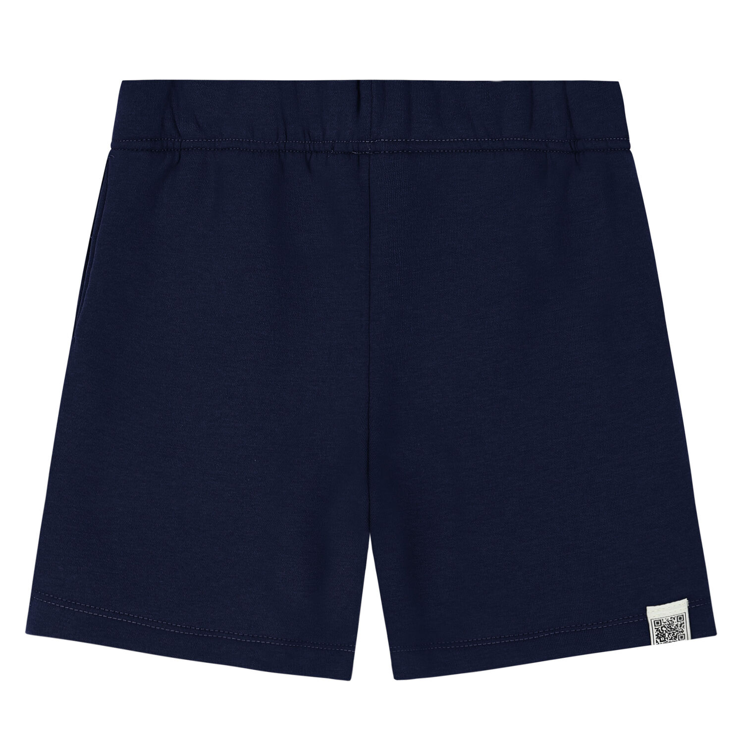 Navy Logo Shorts, 1, hi-res