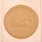 Girls Beige Horse Medal Handbag ( 20cm ), 1, hi-res