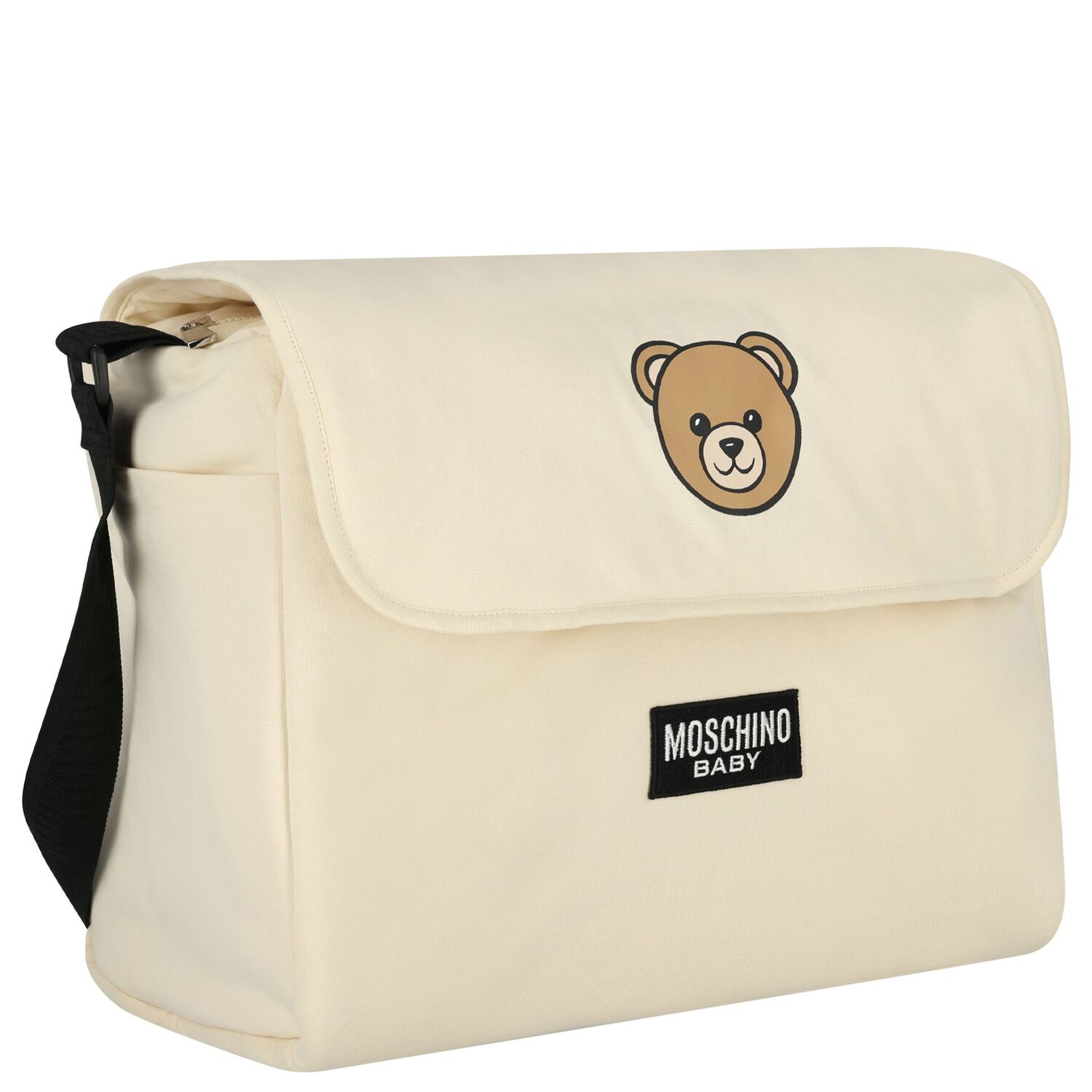 Beige Teddy Bear Baby Changing Bag, 7, hi-res