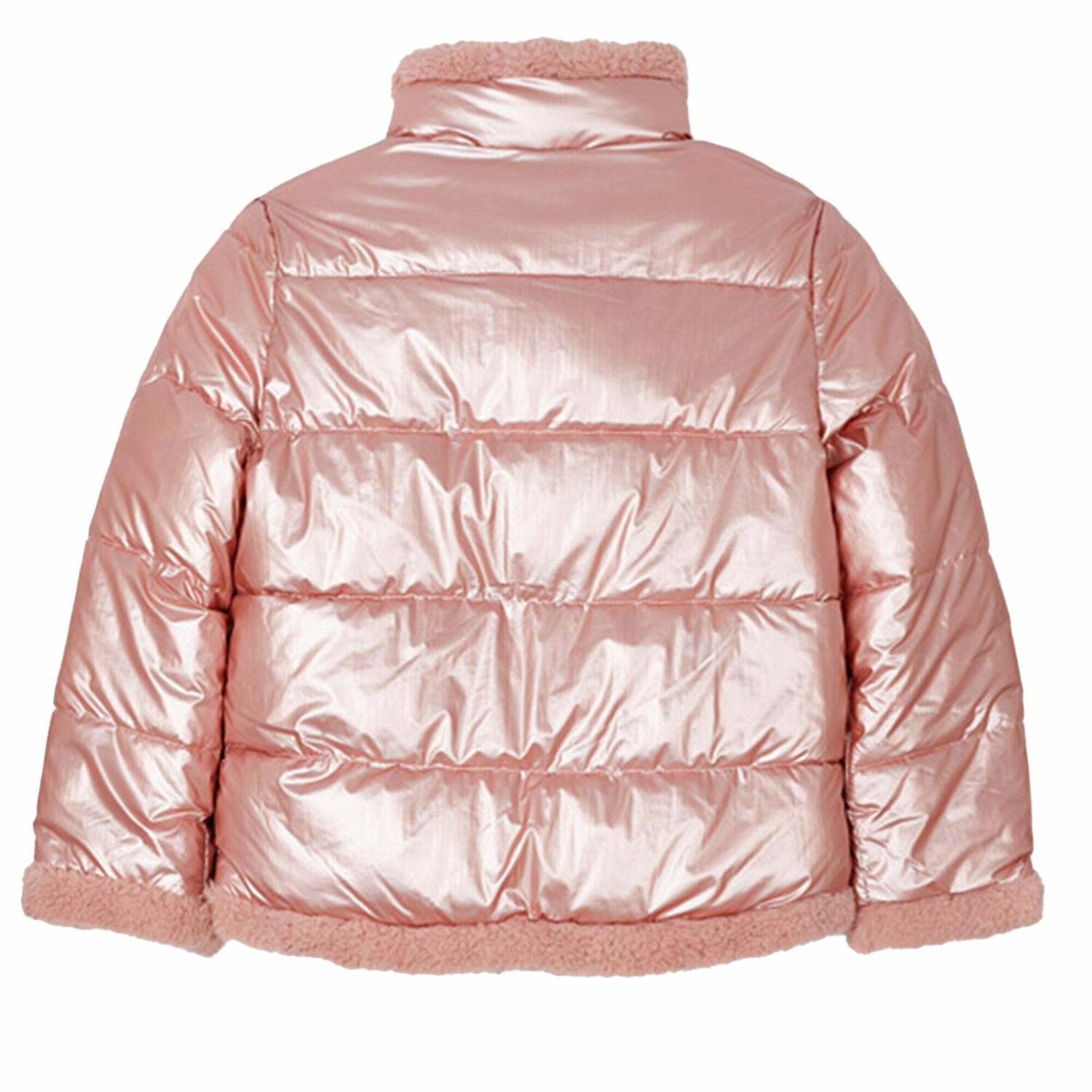 Girls Pink Reversible Jacket, 1, hi-res