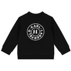 Younger Boys Black & White Logo 3-Piece Tracksuit, 1, hi-res