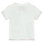 Baby Boys White & Blue Trousers Set, 1, hi-res