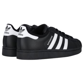 Black Logo Superstar Trainers
