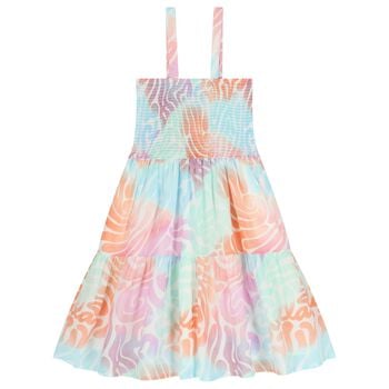 Girls Multi-Coloured Tiered Dress
