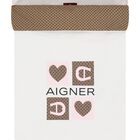 Baby Girls White & Pink Logo Nest, 2, hi-res