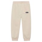 Boys Beige Joggers, 1, hi-res